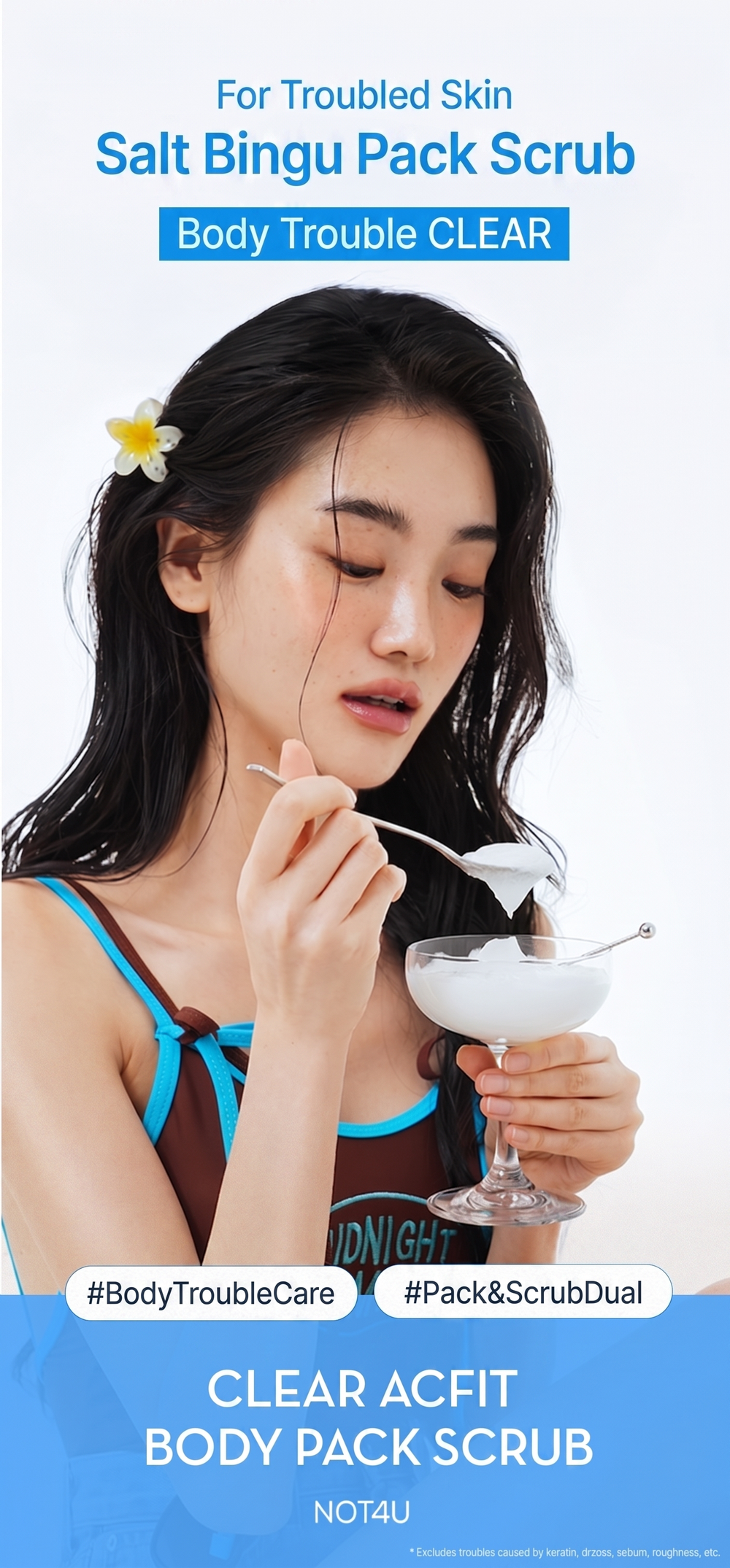 Clear Acfit Body Pack Scrub 220g