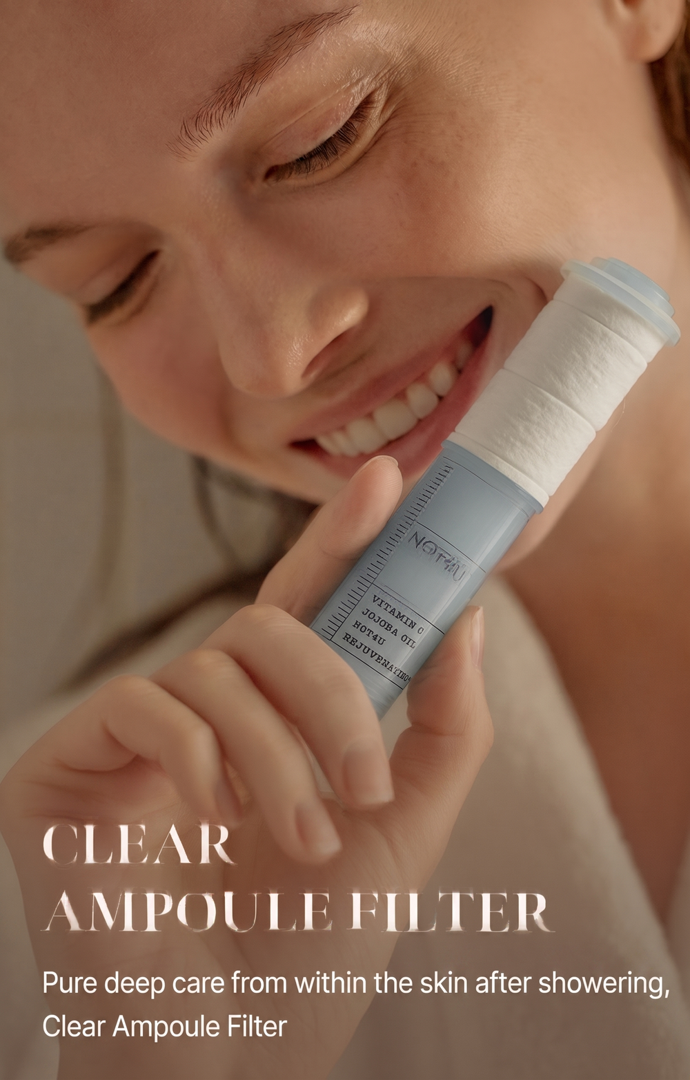 Clear Ampoule Shower Filter 54g