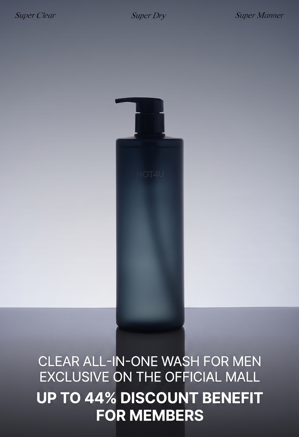 Clear All In One Wash For Men 500ml