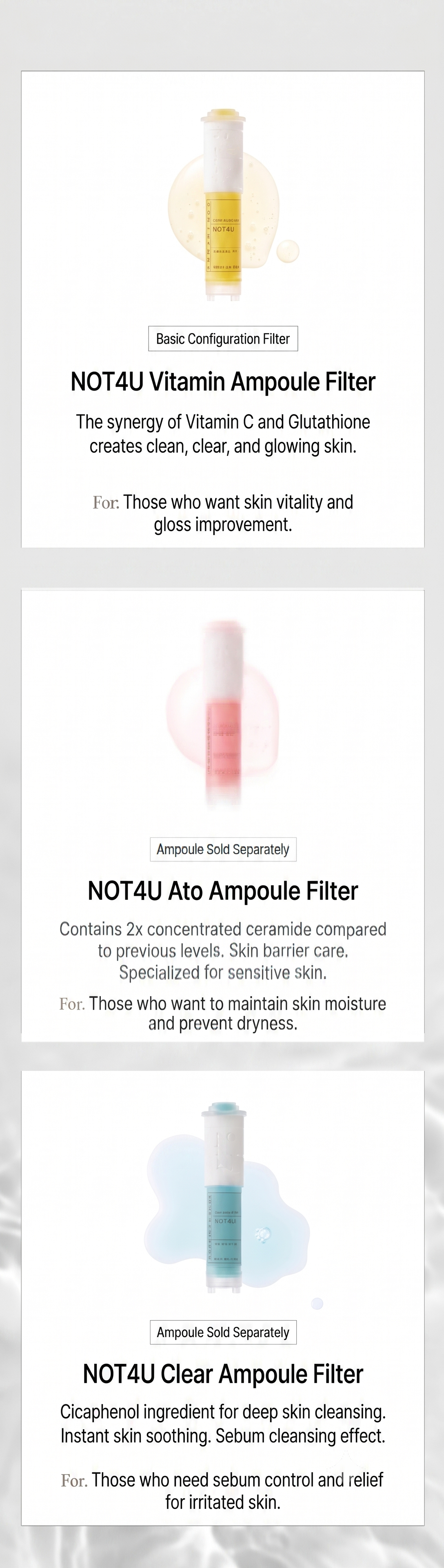 Vitamin Ampoule Shower Kit 484g
