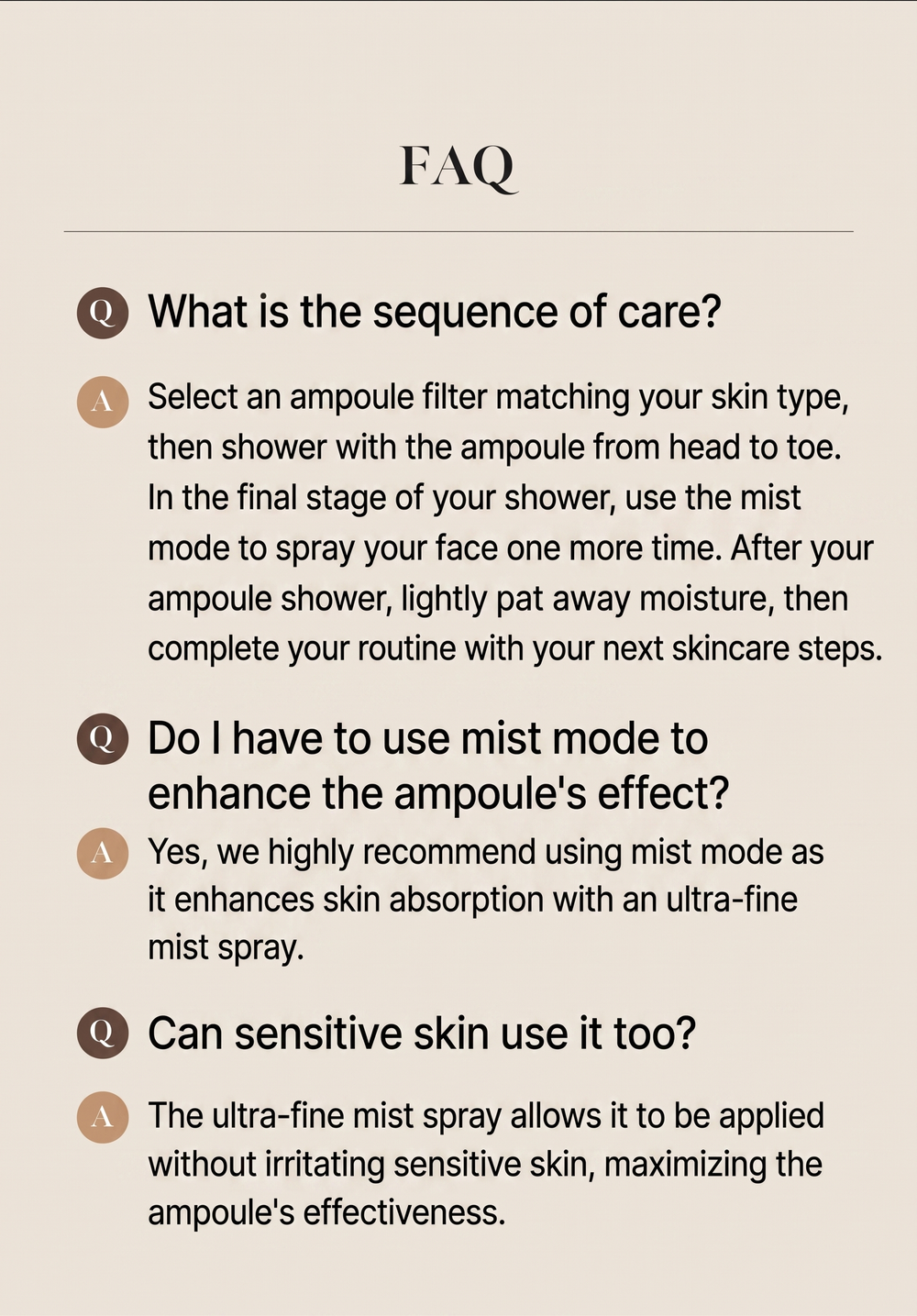 Clear Ampoule Shower Filter 54g