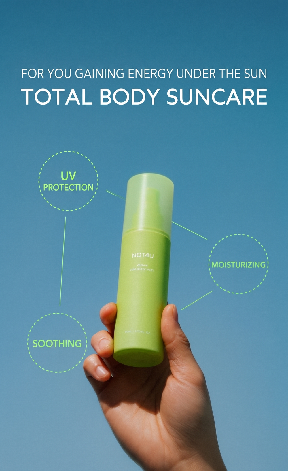 Vegan Sun Body Mist 85ml