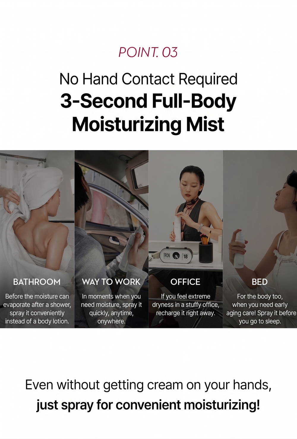 Moisture Cream Bdoy Mist 200ml