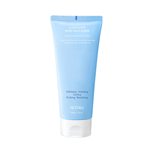 Clear Acfit Body Pack Scrub 220g